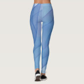 Leggings fractionnés bleus (Dos)