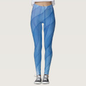 Leggings fractionnés bleus (Devant)