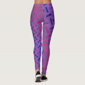 Leggings fractionnés et colorés (Dos)