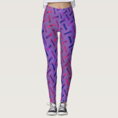 Leggings fractionnés et colorés (Devant)