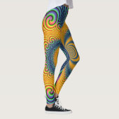 Leggings fractionnés psychédéliques (Droite)