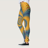 Leggings fractionnés psychédéliques (Gauche)