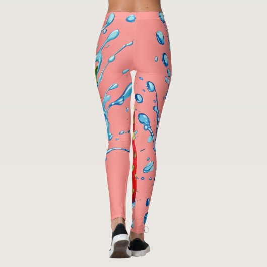 Leggings Fraise fraîche (Dos)