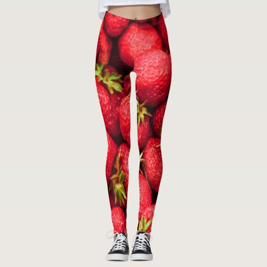 Leggings Fraise Red Delicious (Devant)