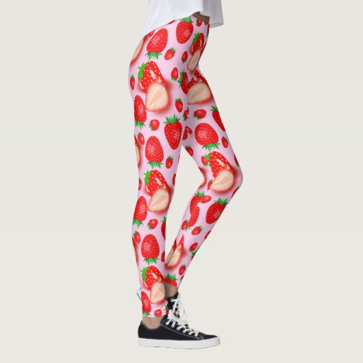 Leggings Fraise rose (Droite)