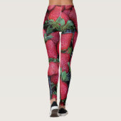 Leggings Fraises avec feuilles verts (Dos)