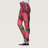 Leggings Fraises avec feuilles verts (Gauche)