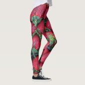 Leggings Fraises avec feuilles verts (Droite)