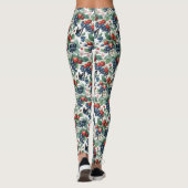 Leggings Fraises Blueberries et papillons Floral (Dos)