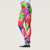 Leggings Fraises Pop Art (Gauche)