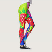 Leggings Fraises Pop Art (Droite)