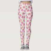 Leggings Fraises roses (Devant)