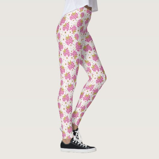 Leggings Fraises roses (Droite)