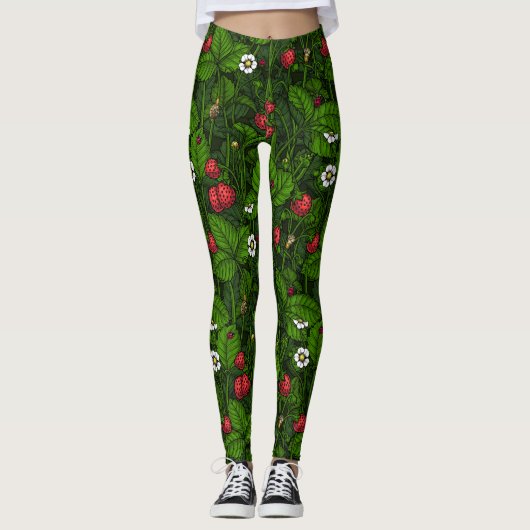 Leggings Fraises sauvages (Devant)