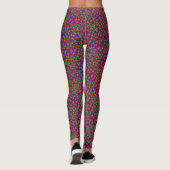 Leggings Fraises Vertes Et Rouges, (Dos)