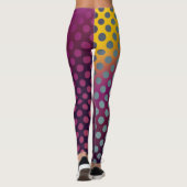 Leggings Framboise d'or des Pois de fruits Ombre Passion (Dos)
