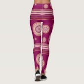 Leggings frambozenstreep (Achterkant)