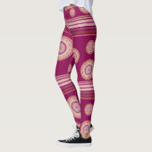 Leggings frambozenstreep (Links)