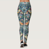 Leggings Frameur de fraises - Conception de William Morris (Dos)