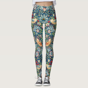 Leggings Frameur de fraises - Conception de William Morris