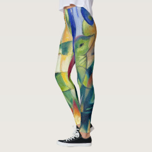 Leggings Franz Marc Célèbre peinture Petites chèvres de mon