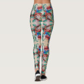 Leggings Franz Marc Paysage avec Animaux Peinture célèbre (Dos)
