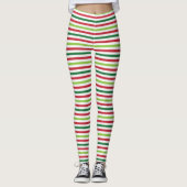 Leggings Frappes de Noël (Devant)