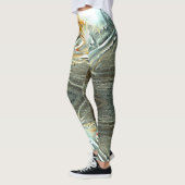 Leggings Freak texture grise brûler des pièces à découper n (Gauche)