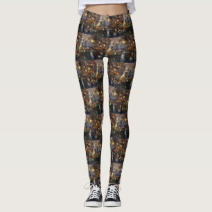 Leggings French Bulldog Christmas Festive Voyage