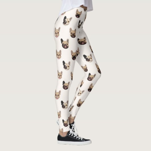 Leggings French Bulldog Cute Dog Lover Pattern (Droite)