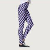 Leggings French lilac checkerboard pattern (Droite)