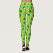 Leggings Frenchie mignon chanceux le jour de St Patrick (Dos)