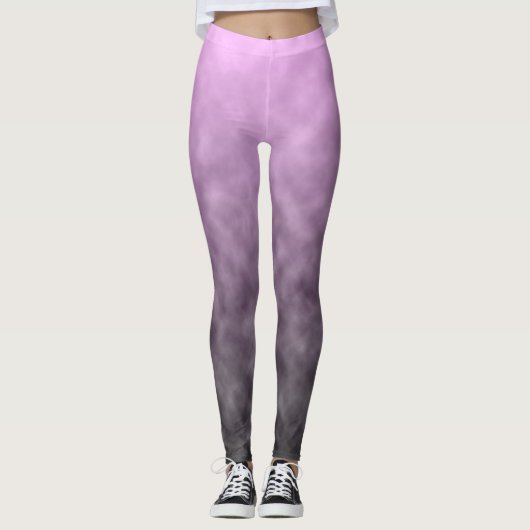 Leggings Frêne à fleurs de lilas (Devant)