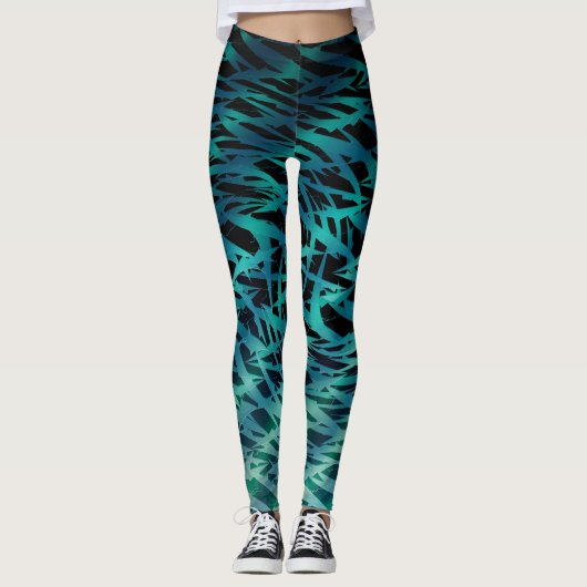 LEGGINGS FRÉNÉSIE DE REQUIN (Devant)