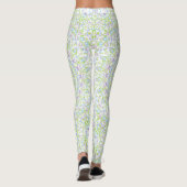 Leggings Fresh Spring Mandala in Green, Blue, and Lavender (Dos)