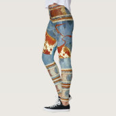 Leggings Fresque antique de Minoan Crète (Gauche)