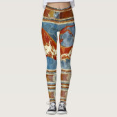 Leggings Fresque antique de Minoan Crète (Devant)