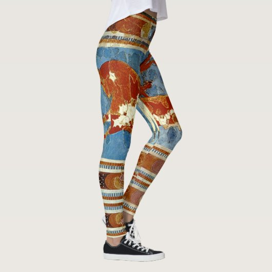 Leggings Fresque antique de Minoan Crète (Droite)