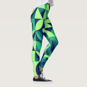 Leggings Fresque géométrique : design vintage moderne. (Droite)