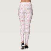 Leggings Friandises de vacances pastel sucrées avec des rub (Dos)