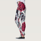 Leggings Frida Kahlo  and roses  (Gauche)