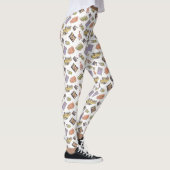 Leggings FRIENDS™ | Motif à pois et icônes (Droite)