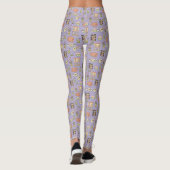 Leggings FRIENDS™ | Purple Icon Pattern (Dos)