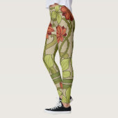 Leggings Frieze Bordure Art Nouveau Floral (Gauche)