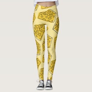 Leggings Fromage vintage Arrière - plan jaune sans soudure