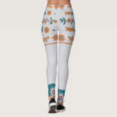Leggings Frontière florale (Dos)