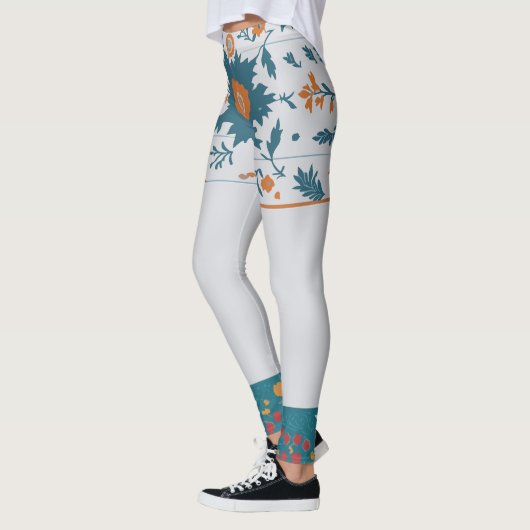 Leggings Frontière florale (Gauche)