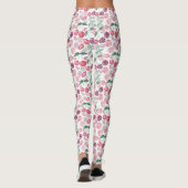 Leggings Fruit de cerise rouge élégant (Dos)