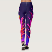 Leggings Fruit de dragon néon électrique (Dos)
