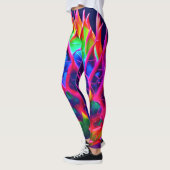 Leggings Fruit de dragon néon électrique (Gauche)